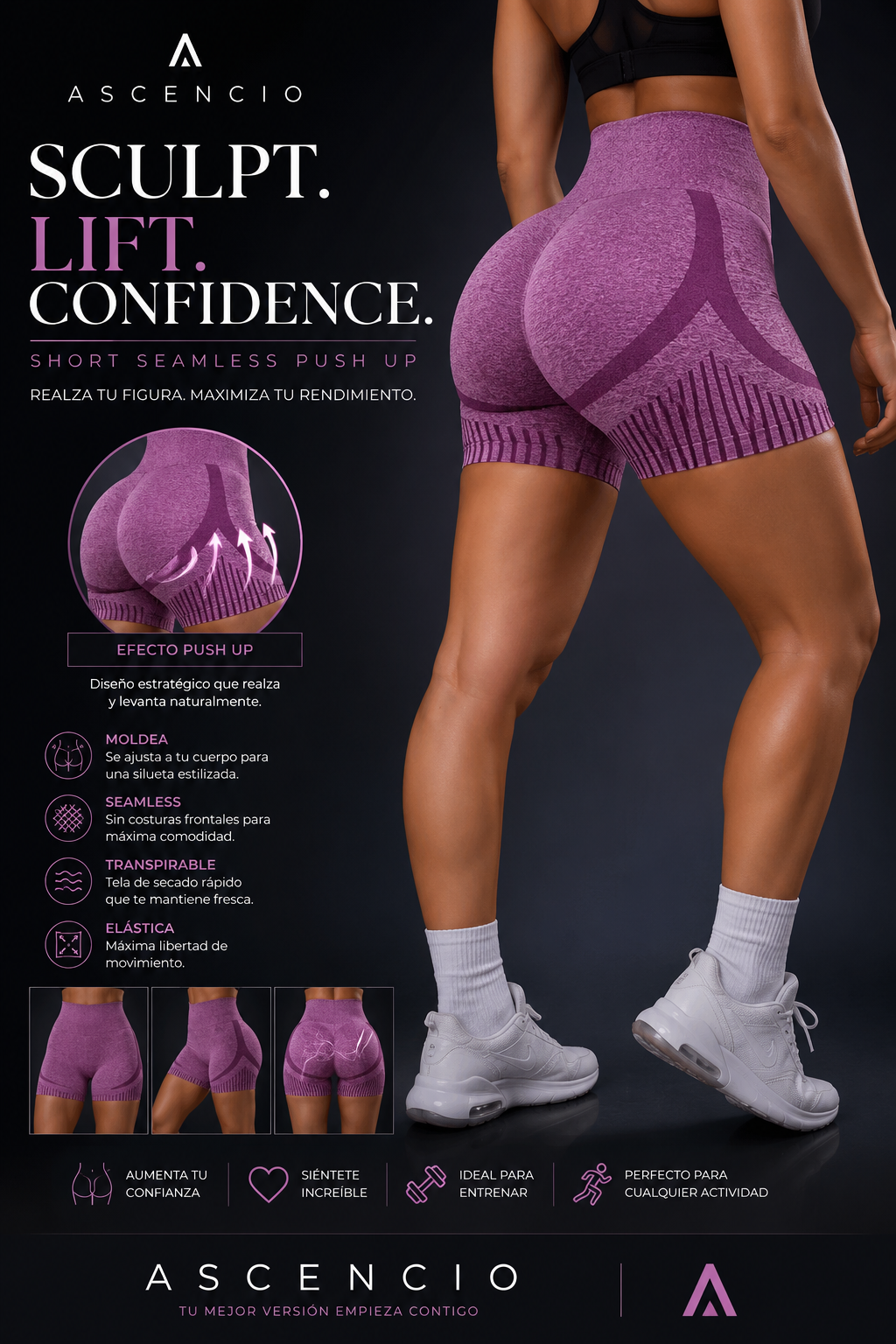Ascencio SculptLift Shorts